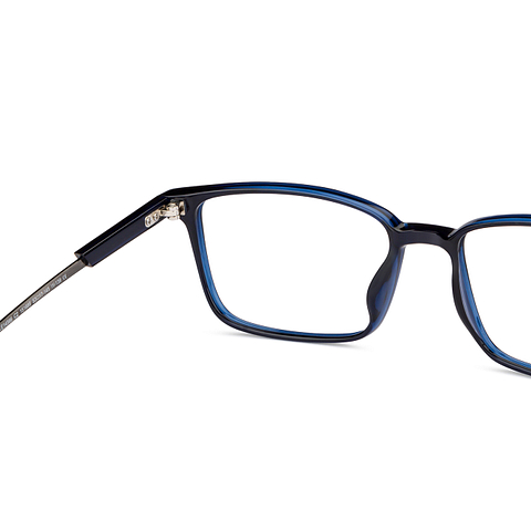 Lenskart Air Online Sky Blue Full Rim Rectangle right side