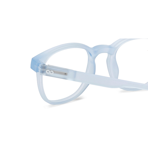 Lenskart Hustlr Blue sky Full Rim Square left side
