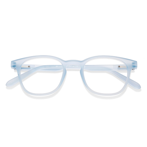 Lenskart Hustlr Blue sky Full Rim Square left side