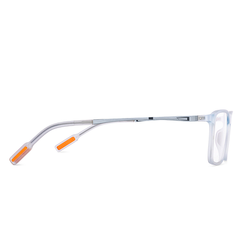 Lenskart Air Blue Transparent Full Rim Rectangle left side