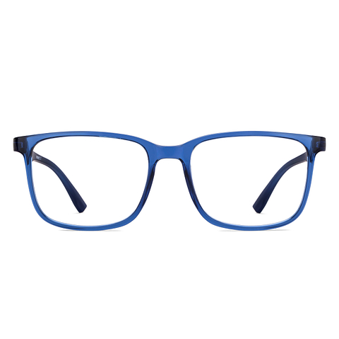 Lenskart Air Online Blue Transparent Full Rim Square right side