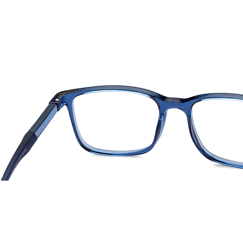Lenskart Air Online Blue Transparent Full Rim Square right side