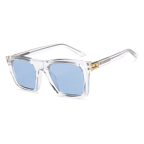 Lenskart Studio Online Crystal Transparent Full Rim Rectangle left side