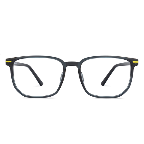 Lenskart Air Blue Transparent Full Rim Square right side