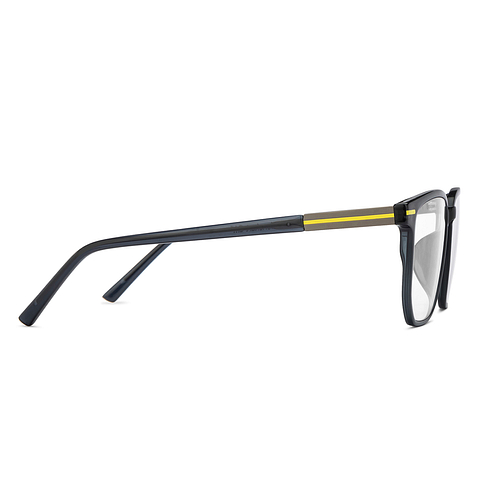 Lenskart Air Blue Transparent Full Rim Square left side