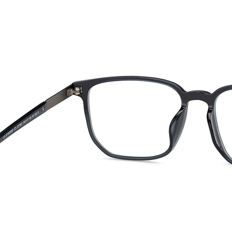 Lenskart Air Blue Transparent Full Rim Square right side