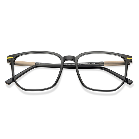 Lenskart Air Blue Transparent Full Rim Square left side