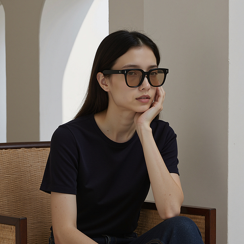 Lenskart Black Full Rim Square left side