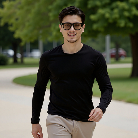 Lenskart Black Full Rim Square right side