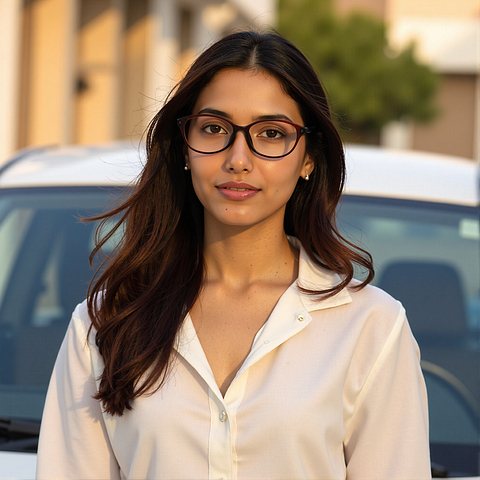 Lenskart Air Online Light Brown Full Rim Rectangle right side Lenskart Air Online Light Brown Full Rim Rectangle right side