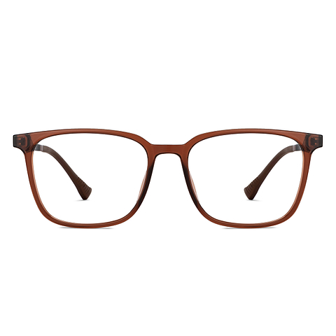 Lenskart Air Online Light Brown Full Rim Square left side
