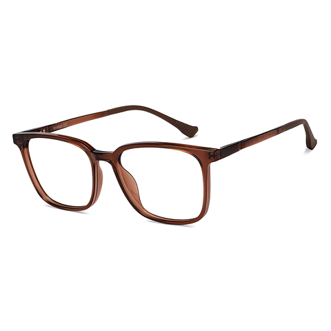 Lenskart Air Online Light Brown Full Rim Square right side
