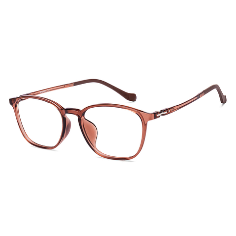 Lenskart Air Light Brown Full Rim Rectangle right side
