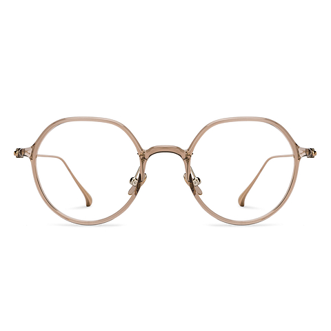 Lenskart Light Brown Full Rim Round right side
