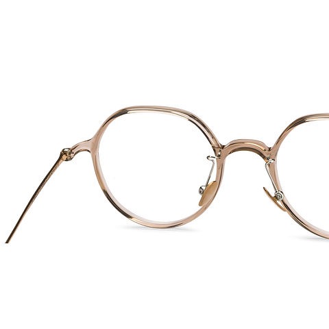 Lenskart Light Brown Full Rim Round right side