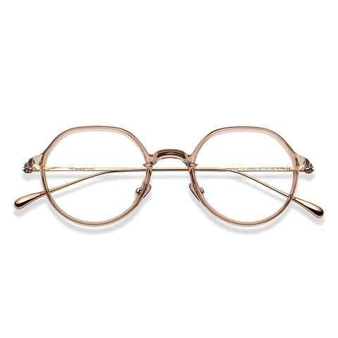 Lenskart Light Brown Full Rim Round left side