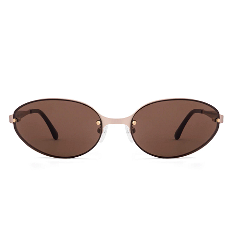 Lenskart Gold Rimless Round right side