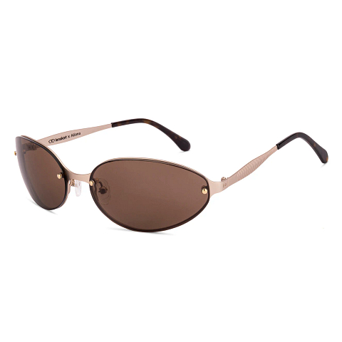 Lenskart Gold Rimless Round right side
