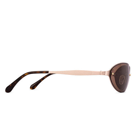 Lenskart Gold Rimless Round right side