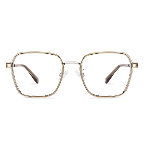 Lenskart Air Light Brown Full Rim Geometric right side