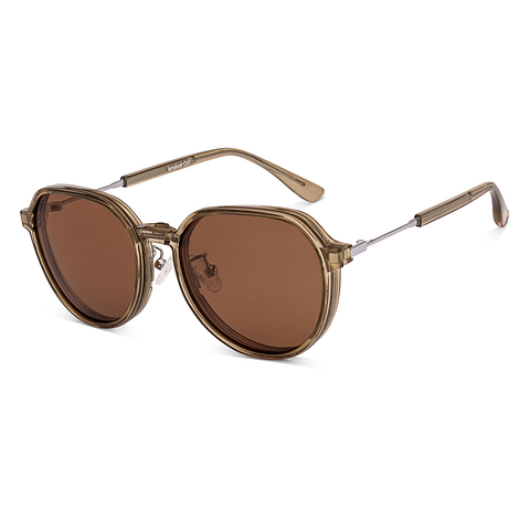 Lenskart Air Brown Transparent Full Rim Round right side