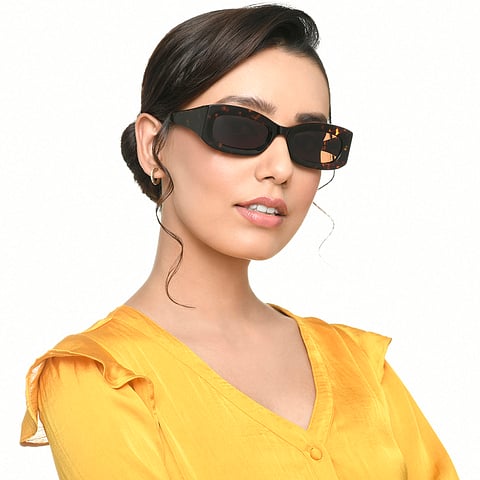 Lenskart Tortoise Full Rim Rectangle left side