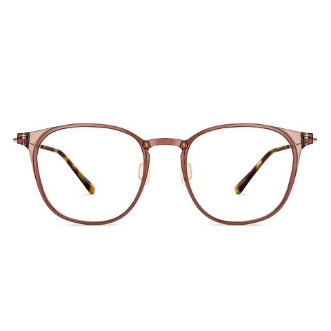 Lenskart Light Brown Full Rim Round right side