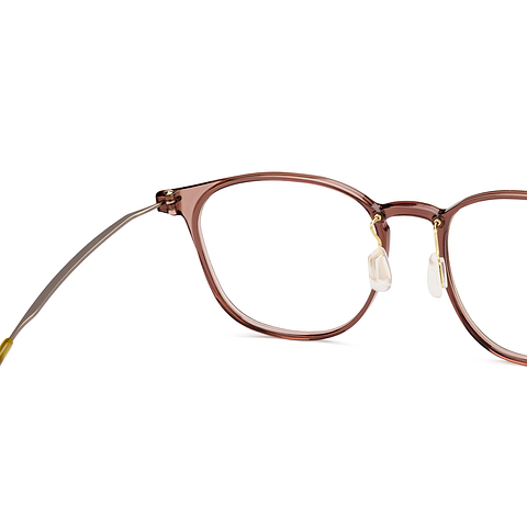 Lenskart Light Brown Full Rim Round right side