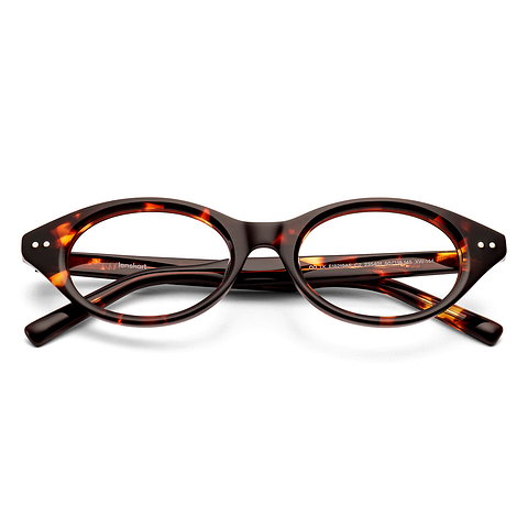 Lenskart Brown Tortoise Full Rim Round right side