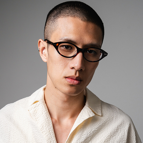 Lenskart Brown Tortoise Full Rim Round left side