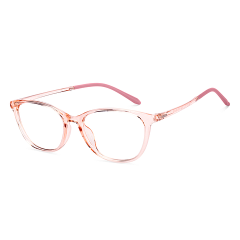 Lenskart Air Brown Transparent Full Rim Cat Eye left side Lenskart Air Brown Transparent Full Rim Cat Eye left side