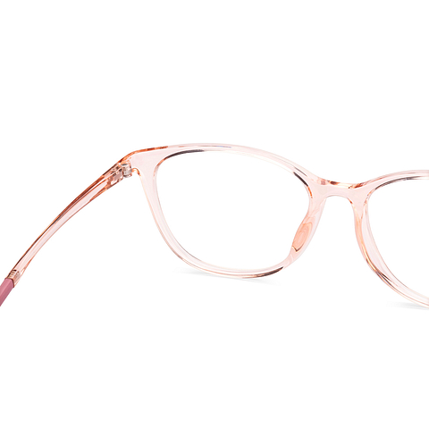 Lenskart Air Brown Transparent Full Rim Cat Eye right side Lenskart Air Brown Transparent Full Rim Cat Eye right side