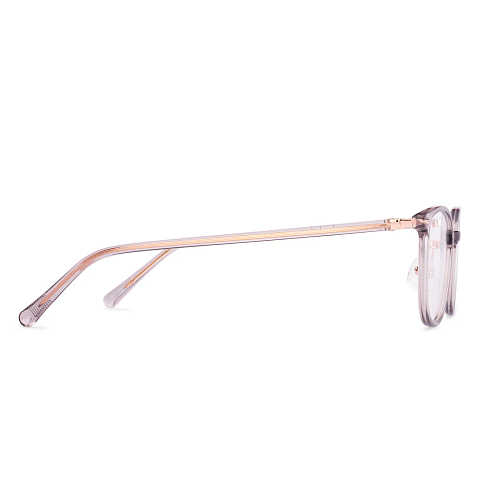 Lenskart Brown Transparent Full Rim Rectangle left side