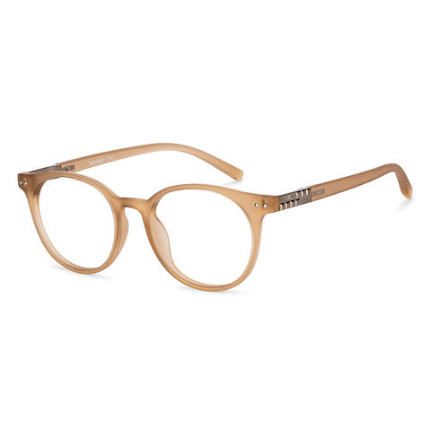 Lenskart Air Online Brown Transparent Full Rim Round right side