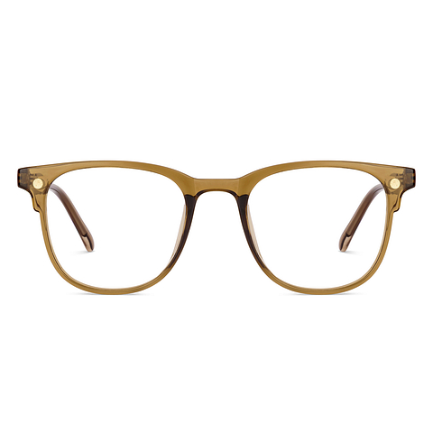 Lenskart Air Light Brown Full Rim Square right side
