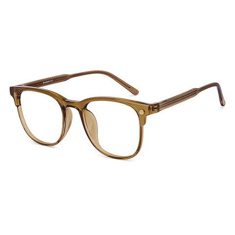Lenskart Air Light Brown Full Rim Square right side