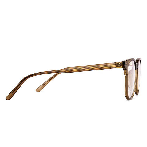 Lenskart Air Light Brown Full Rim Square left side