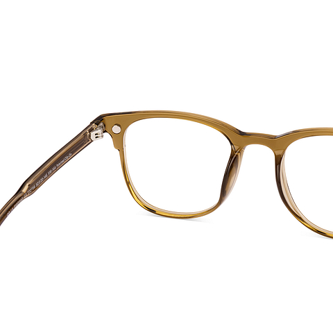 Lenskart Air Light Brown Full Rim Square right side