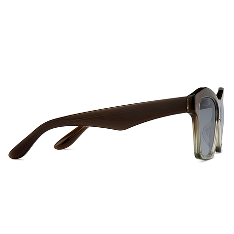Lenskart Brown Transparent Full Rim Square left side