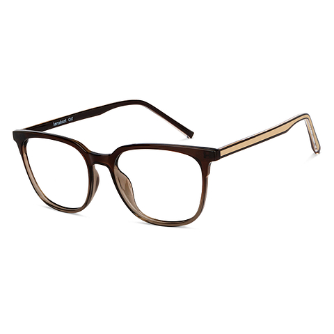 Lenskart Air Online Brown Transparent Full Rim Square right side