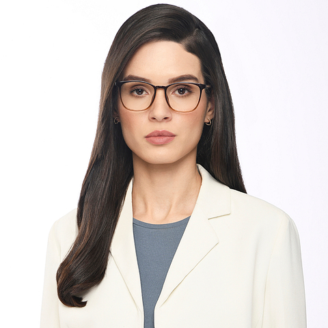 Lenskart Air Online Brown Transparent Full Rim Square right side Lenskart Air Online Brown Transparent Full Rim Square right side