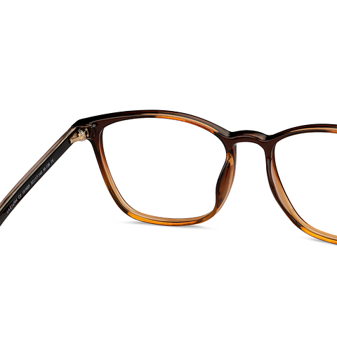 Lenskart Air Online Brown Transparent Full Rim Square right side Lenskart Air Online Brown Transparent Full Rim Square right side