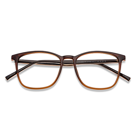 Lenskart Air Online Brown Transparent Full Rim Square left side Lenskart Air Online Brown Transparent Full Rim Square left side