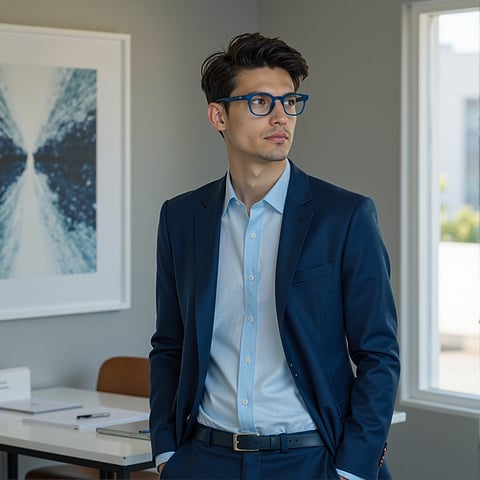 Lenskart Hustlr Screen Glasses Blue Block Phone Screen Glasses : Caribbean Full Rim Square Lenskart HUSTLR LB E14058-W C37 left side Lenskart Hustlr Screen Glasses Blue Block Phone Screen Glasses : Caribbean Full Rim Square Lenskart HUSTLR LB E14058-W C37 left side
