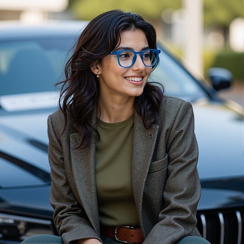 Lenskart Hustlr Screen Glasses Blue Block Phone Screen Glasses : Caribbean Full Rim Square Lenskart HUSTLR LB E14058-W C37 right side Lenskart Hustlr Screen Glasses Blue Block Phone Screen Glasses : Caribbean Full Rim Square Lenskart HUSTLR LB E14058-W C37 right side