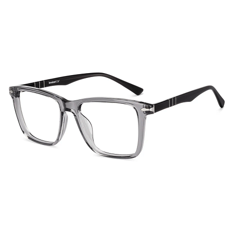 Lenskart Clear Gray  Full Rim Square left side
