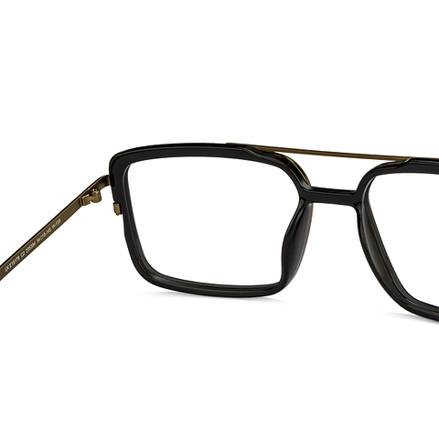 Lenskart Studio Online Black Full Rim Square right side