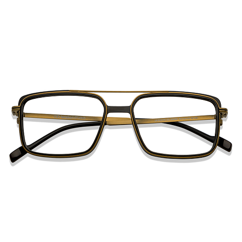 Lenskart Studio Online Black Full Rim Square left side