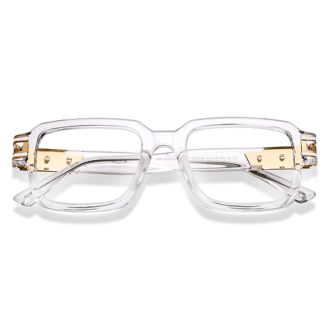 Lenskart Studio Online Crystal Transparent Full Rim Square right side
