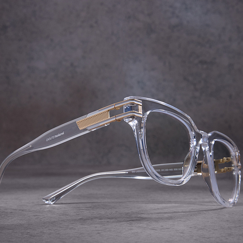Lenskart Studio Online Crystal Transparent Full Rim Square left side